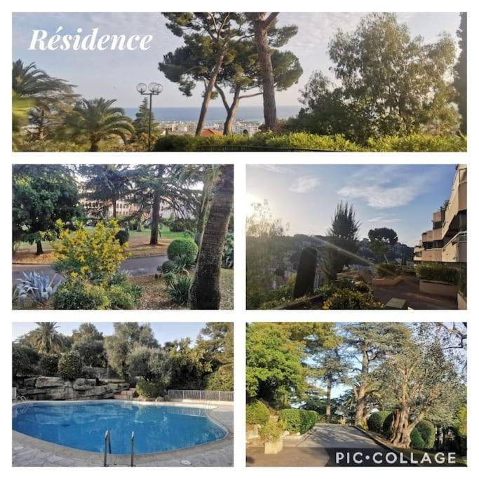 Appartement Nice Centre Vue Mer Avec Piscine Pour Famille, Couple D'Amis Pas De Groupes De Jeunes Autorises Екстер'єр фото